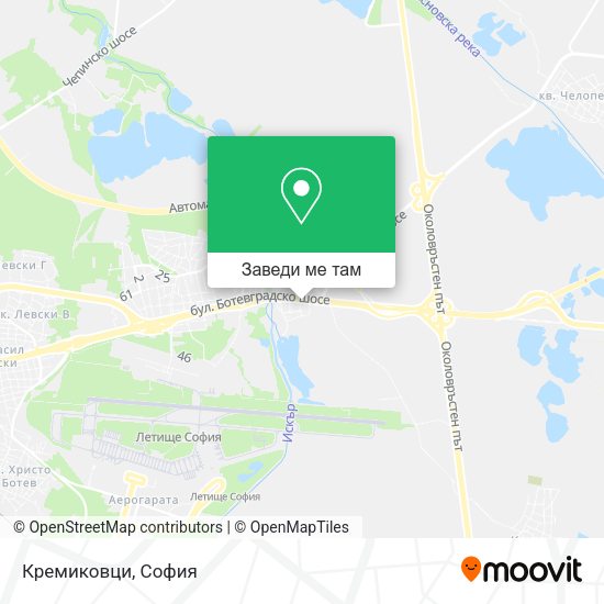 Кремиковци карта