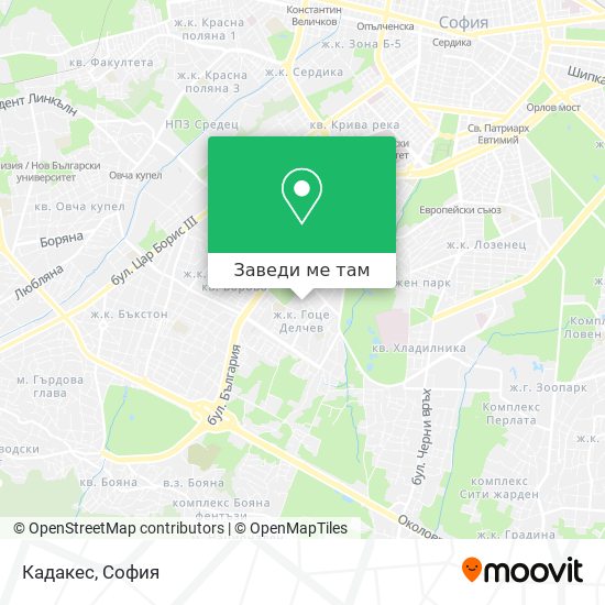 Кадакес карта