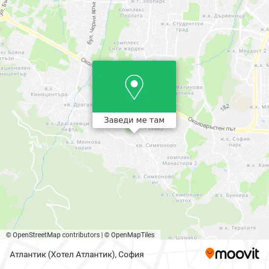 Атлантик (Хотел Атлантик) карта