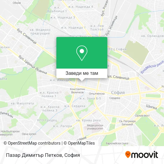 Пазар Димитър Петков карта