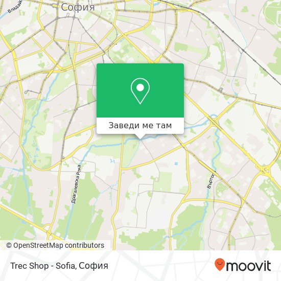 Trec Shop - Sofia карта