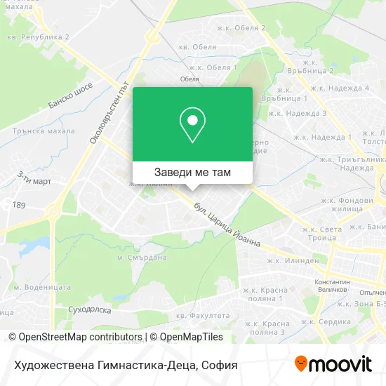Художествена Гимнастика-Деца карта