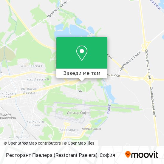 Ресторант Паелера (Restorant Paelera) карта