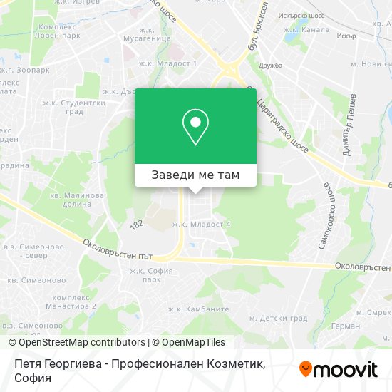 Петя Георгиева - Професионален Козметик карта