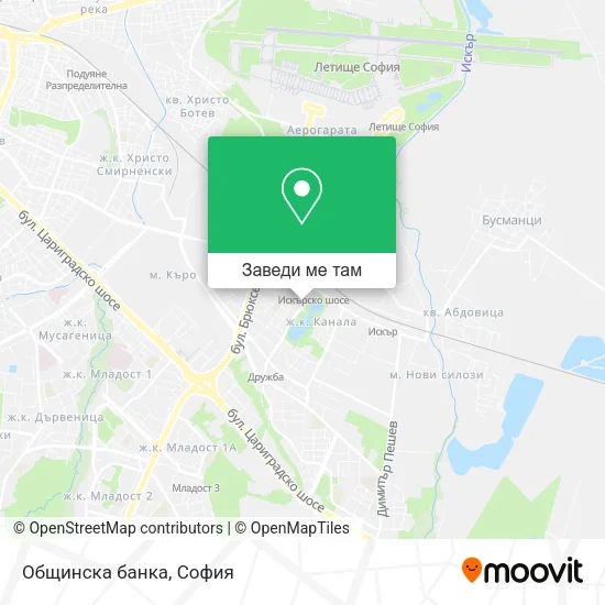 Общинска банка карта