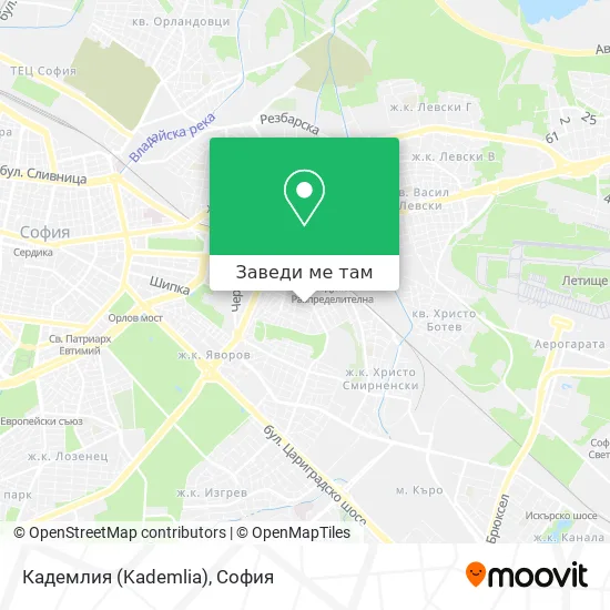 Кадемлия (Kademlia) карта