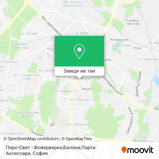 Пиро-Свят - Фойерверки,Балони,Парти Аксесоари карта