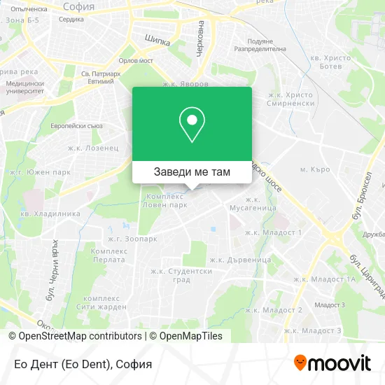 Ео Дент (Eo Dent) карта