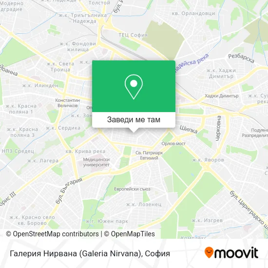 Галерия Нирвана (Galeria Nirvana) карта