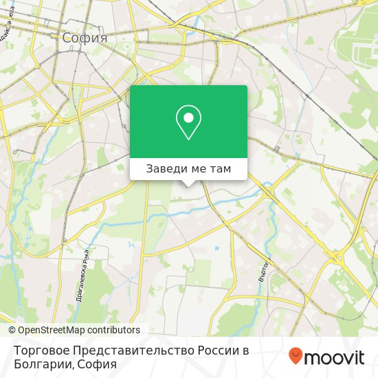 Торговое Представительство России в Болгарии карта