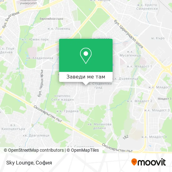 Sky Lounge карта