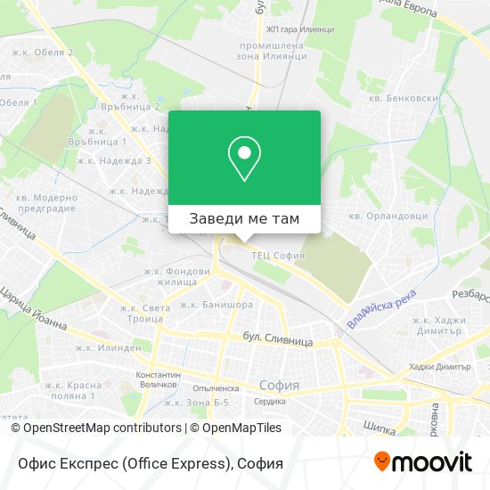 Офис Експрес (Office Express) карта