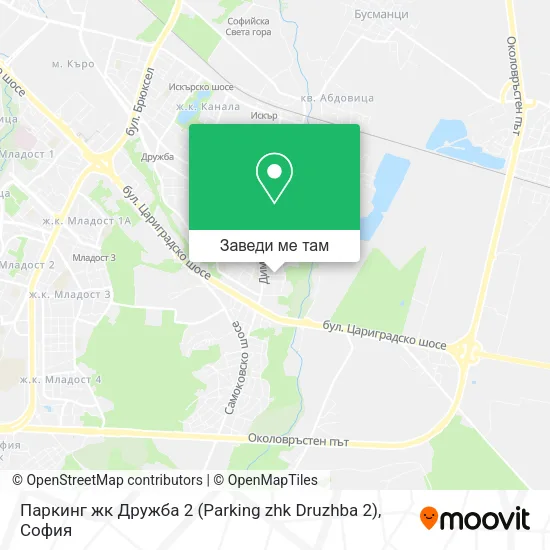 Паркинг жк Дружба 2 (Parking zhk Druzhba 2) карта