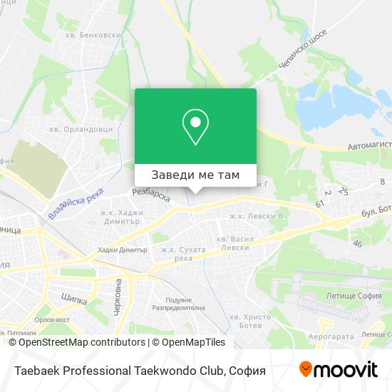 Taebaek Professional Taekwondo Club карта