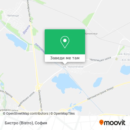 Бистро (Bistro) карта