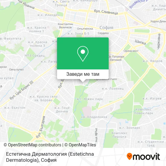 Естетична Дерматология (Estetichna Dermatologia) карта