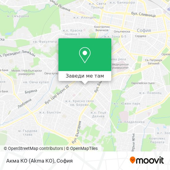 Акма КО (Akma KO) карта