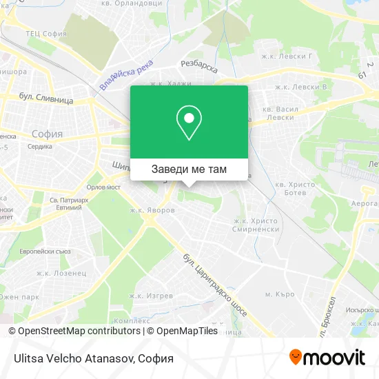 Ulitsa Velcho Atanasov карта