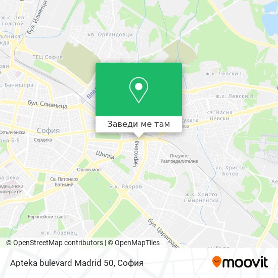 Apteka bulevard Madrid 50 карта