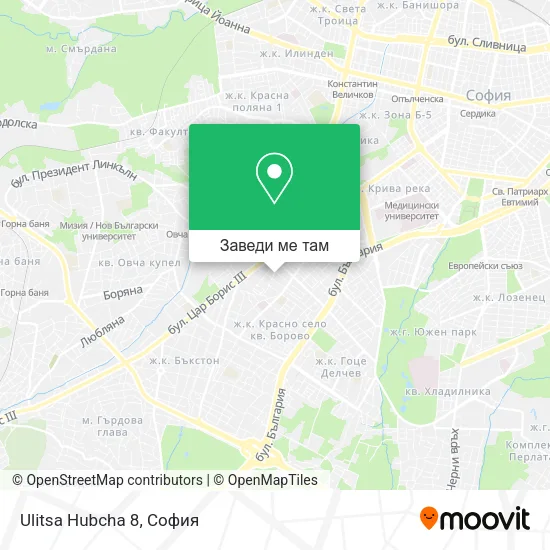 Ulitsa Hubcha 8 карта
