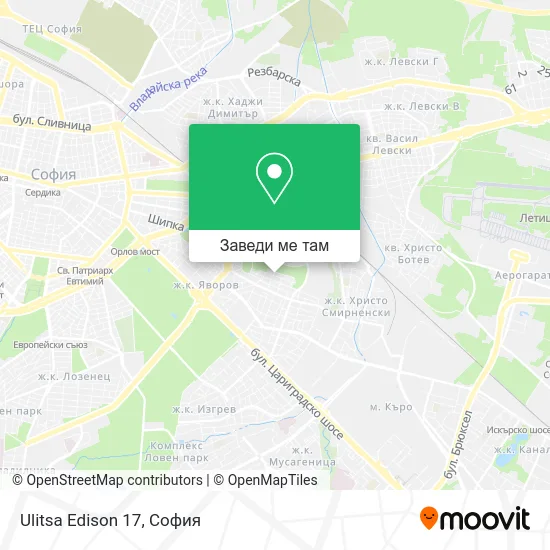 Ulitsa Edison 17 карта