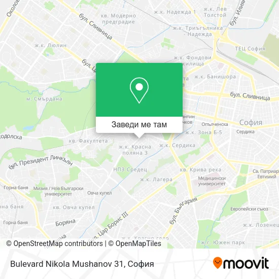 Bulevard Nikola Mushanov 31 карта