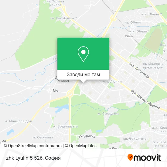 zhk Lyulin 5 526 карта