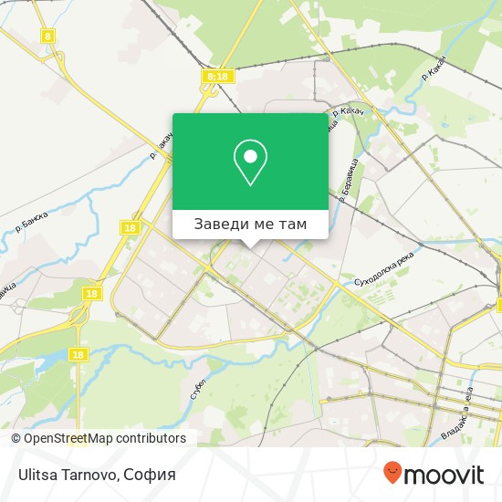 Ulitsa Tarnovo карта