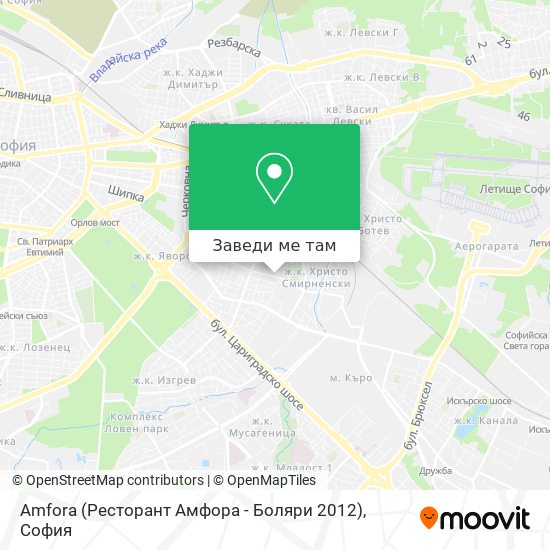 Amfora (Ресторант Амфора - Боляри 2012) карта