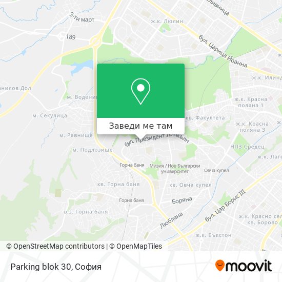 Parking blok 30 карта