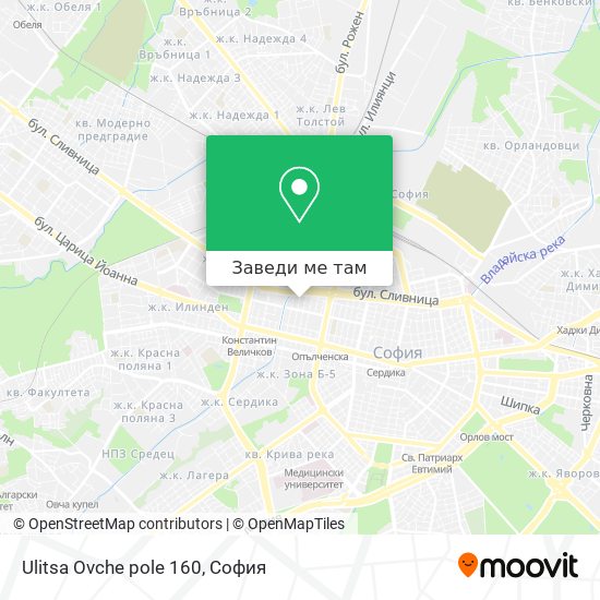 Ulitsa Ovche pole 160 карта