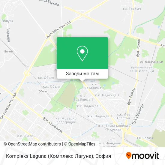 Kompleks Laguna (Комплекс Лагуна) карта