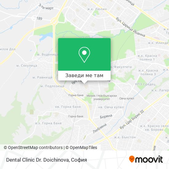 Dental Clinic Dr. Doichinova карта