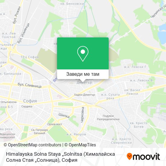 Himalayska Solna Staya „Solnitsa (Хималайска Солна Стая „Солница) карта