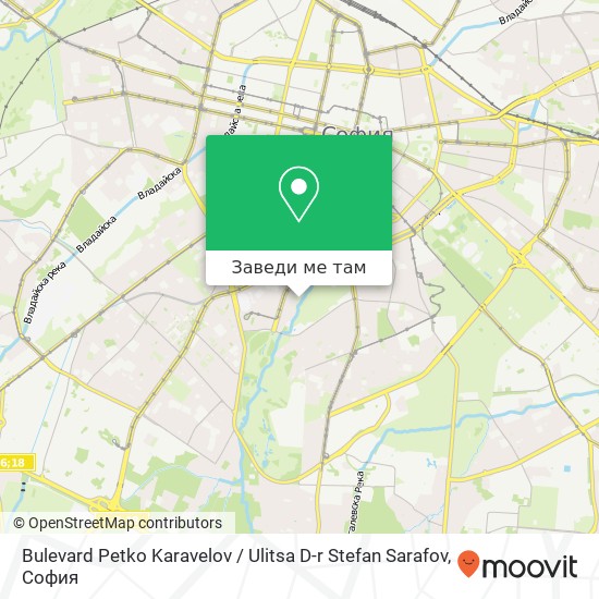 Bulevard Petko Karavelov / Ulitsa D-r Stefan Sarafov карта
