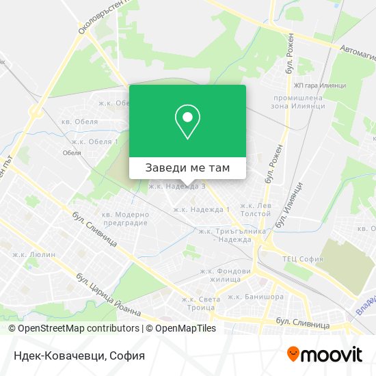 Ндек-Ковачевци карта