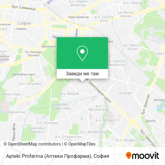 Apteki Profarma (Аптеки Профарма) карта