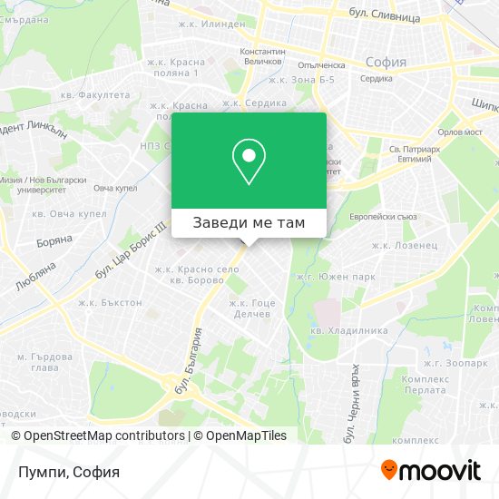 Пумпи карта