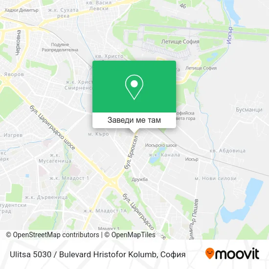 Ulitsa 5030 / Bulevard Hristofor Kolumb карта