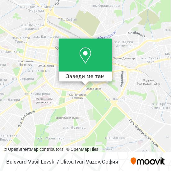 Bulevard Vasil Levski / Ulitsa Ivan Vazov карта