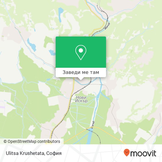 Ulitsa Krushetata карта