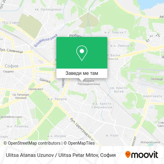 Ulitsa Atanas Uzunov / Ulitsa Petar Mitov карта