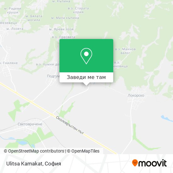 Ulitsa Kamakat карта