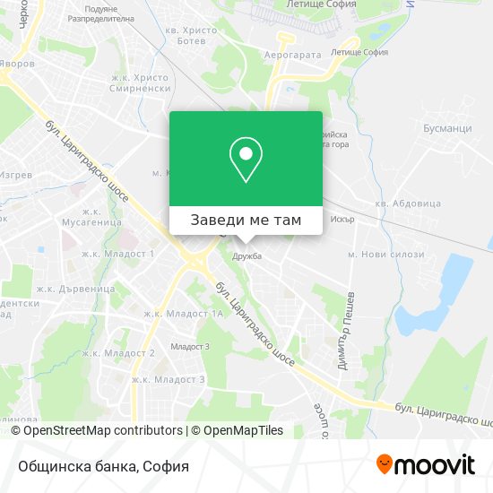 Общинска банка карта