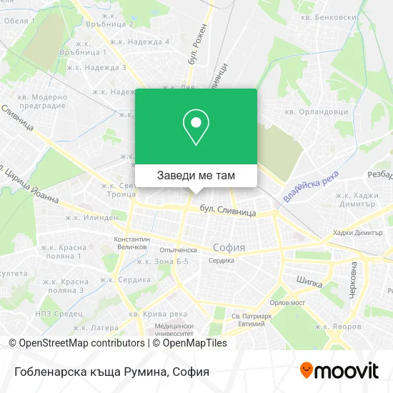 Гобленарска къща Румина карта
