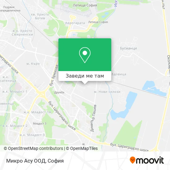 Микро Асу ООД карта
