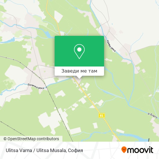 Ulitsa Varna / Ulitsa Musala карта