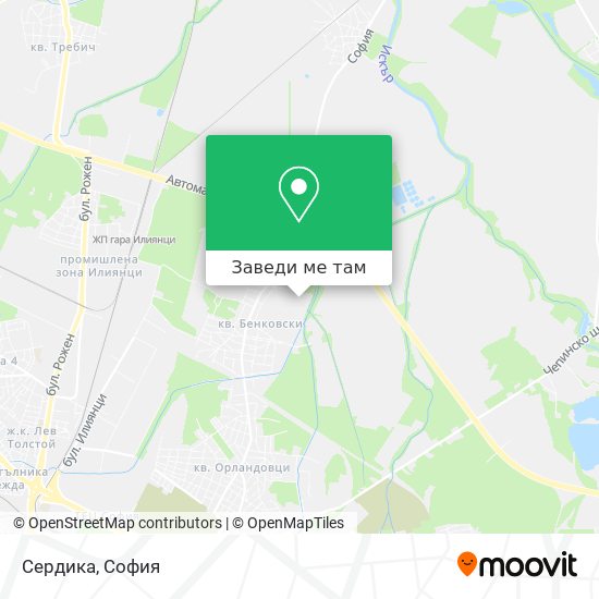 Сердика карта