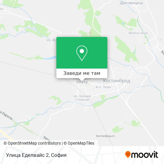 Улица Еделвайс 2 карта