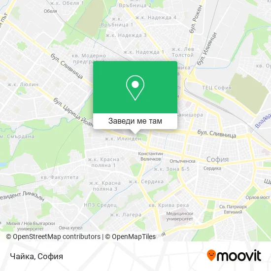 Чайка карта